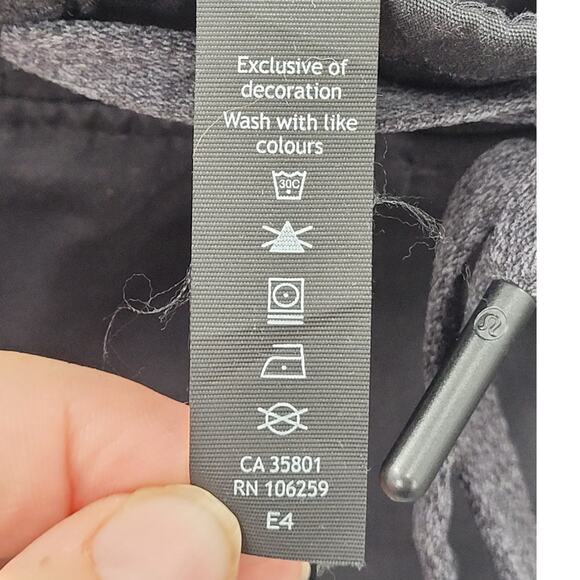 LuluLemon Black Cotton‎ Double Front Pocket Linerless Athletic Men's Shorts - Picture 13 of 15